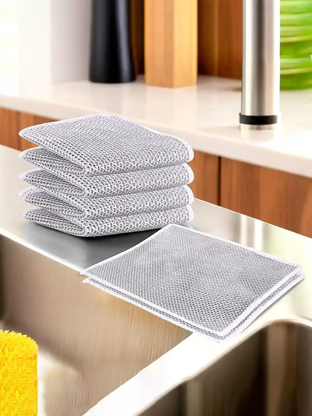 Cleaning Cloths microfiber set of 6 lint-free absorbent reusable towels
